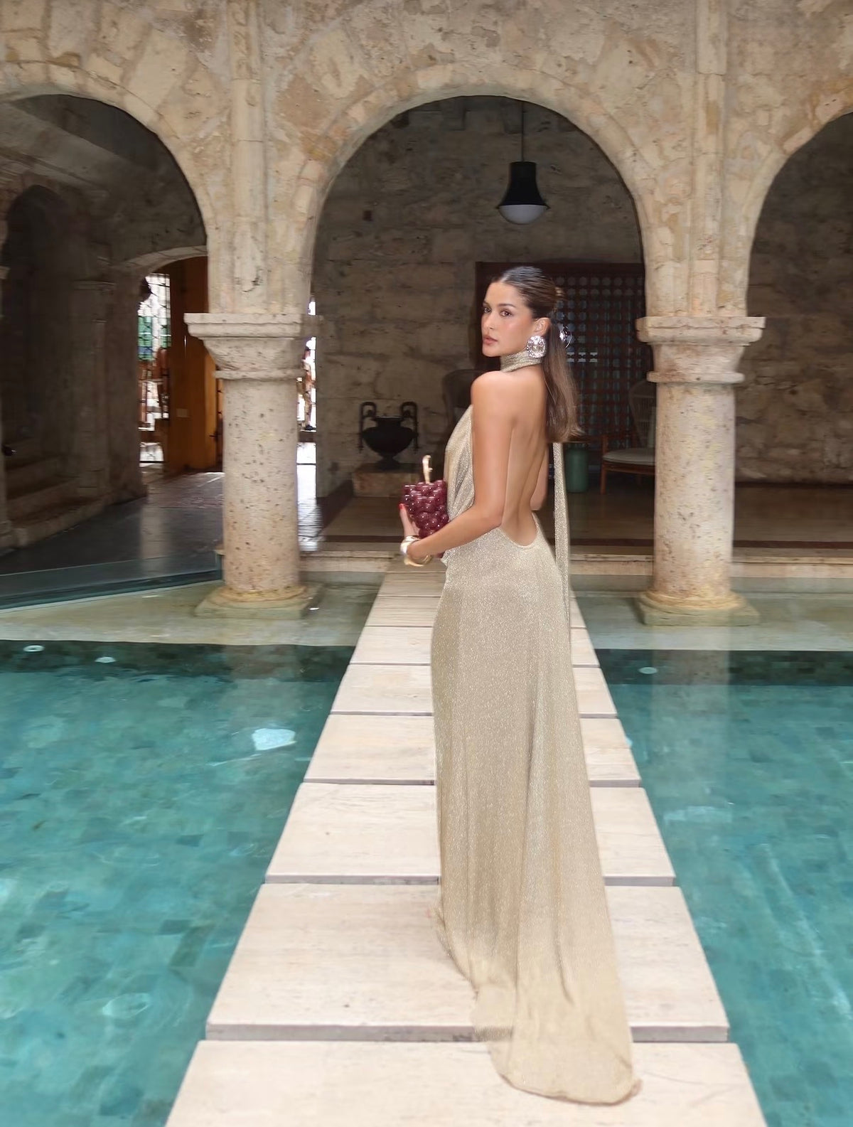 ARCINA ORI KAIA GOLD DRESS | RRP: $680
