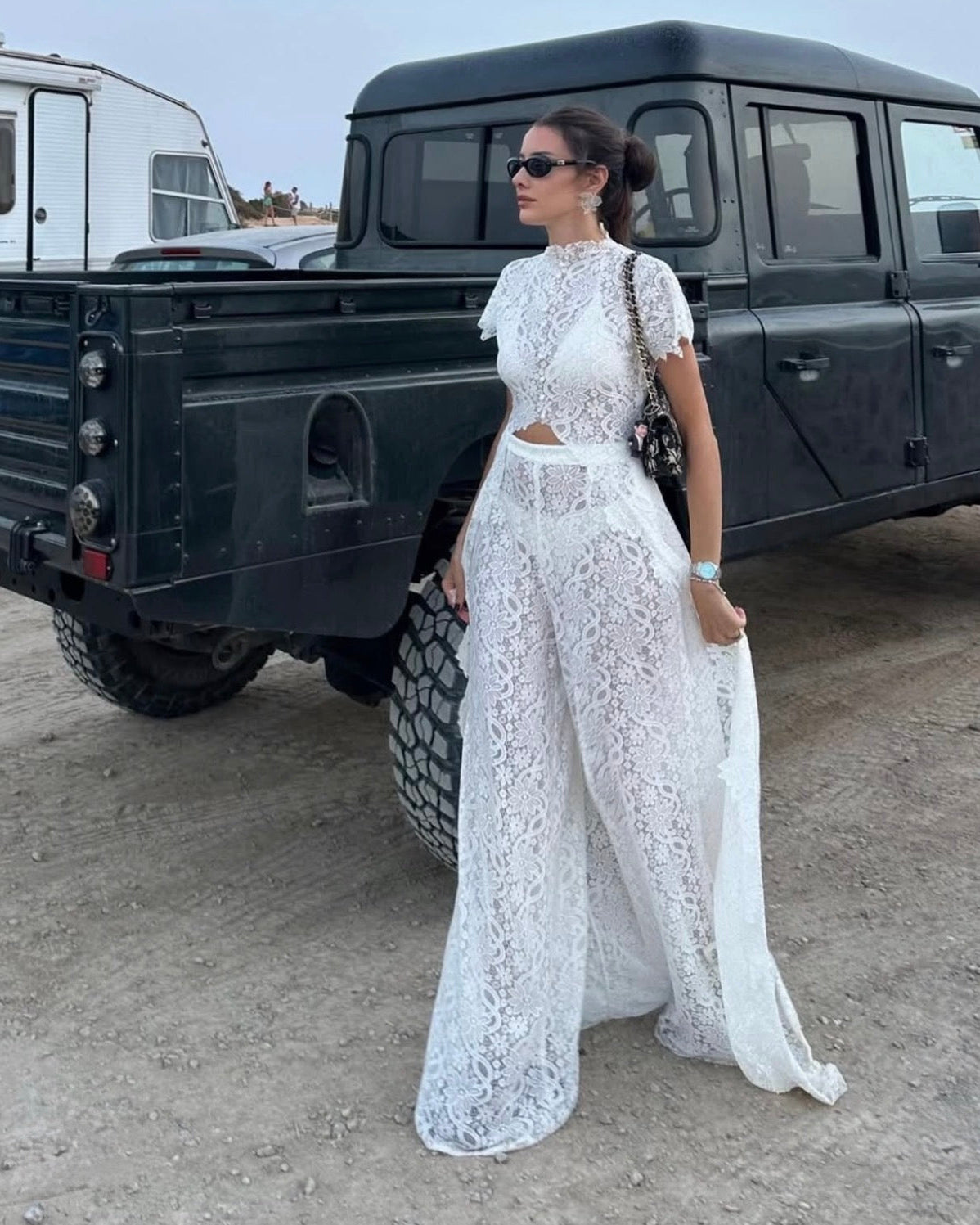 DEME by GABRIELLA WHITE LACE SET | RRP: $730