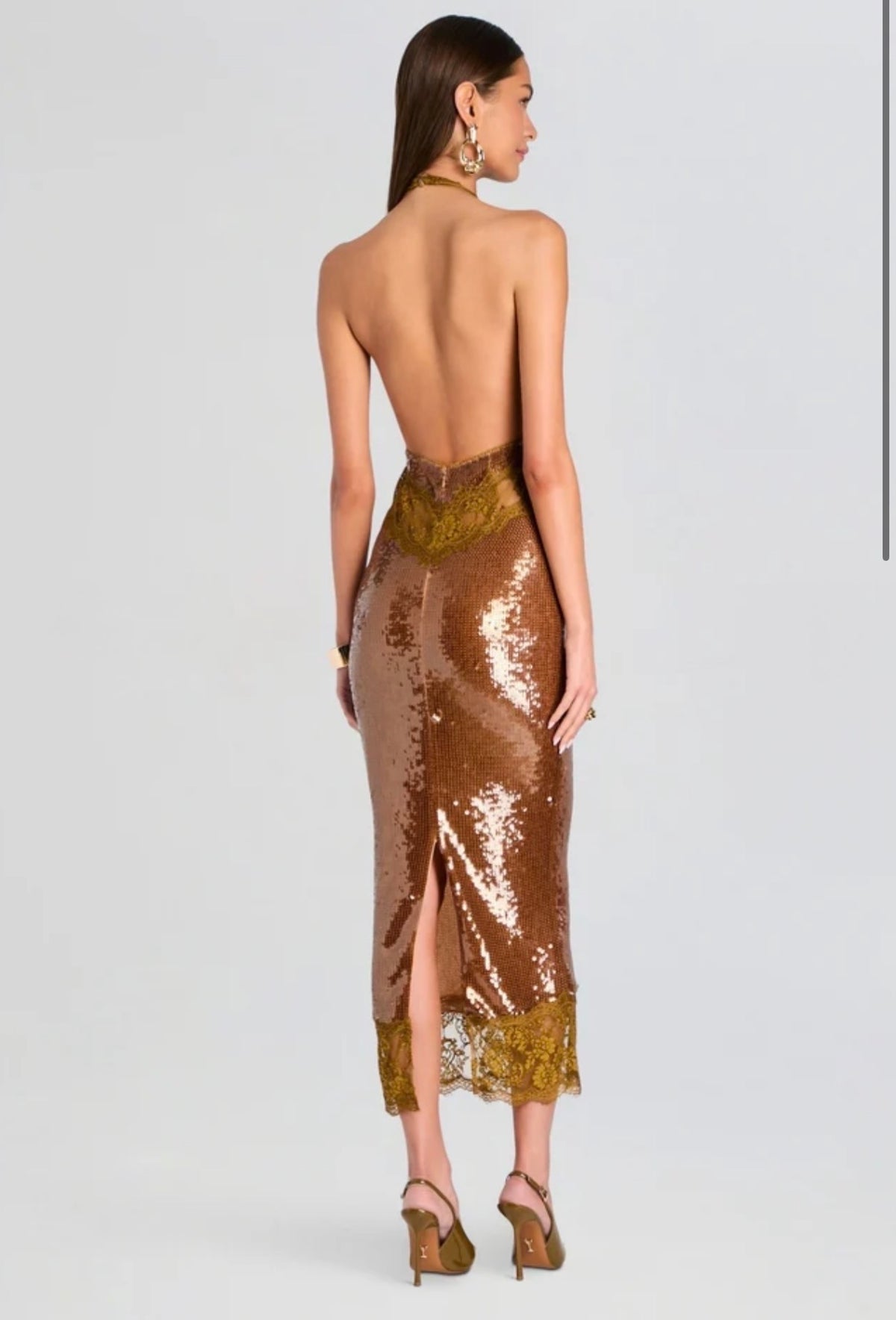 COMING SOON AVAILABLE FOR PRE BOOKINGS - RETROFETE - VICKY SEQUIN LACE DRESS | RRP: $1450