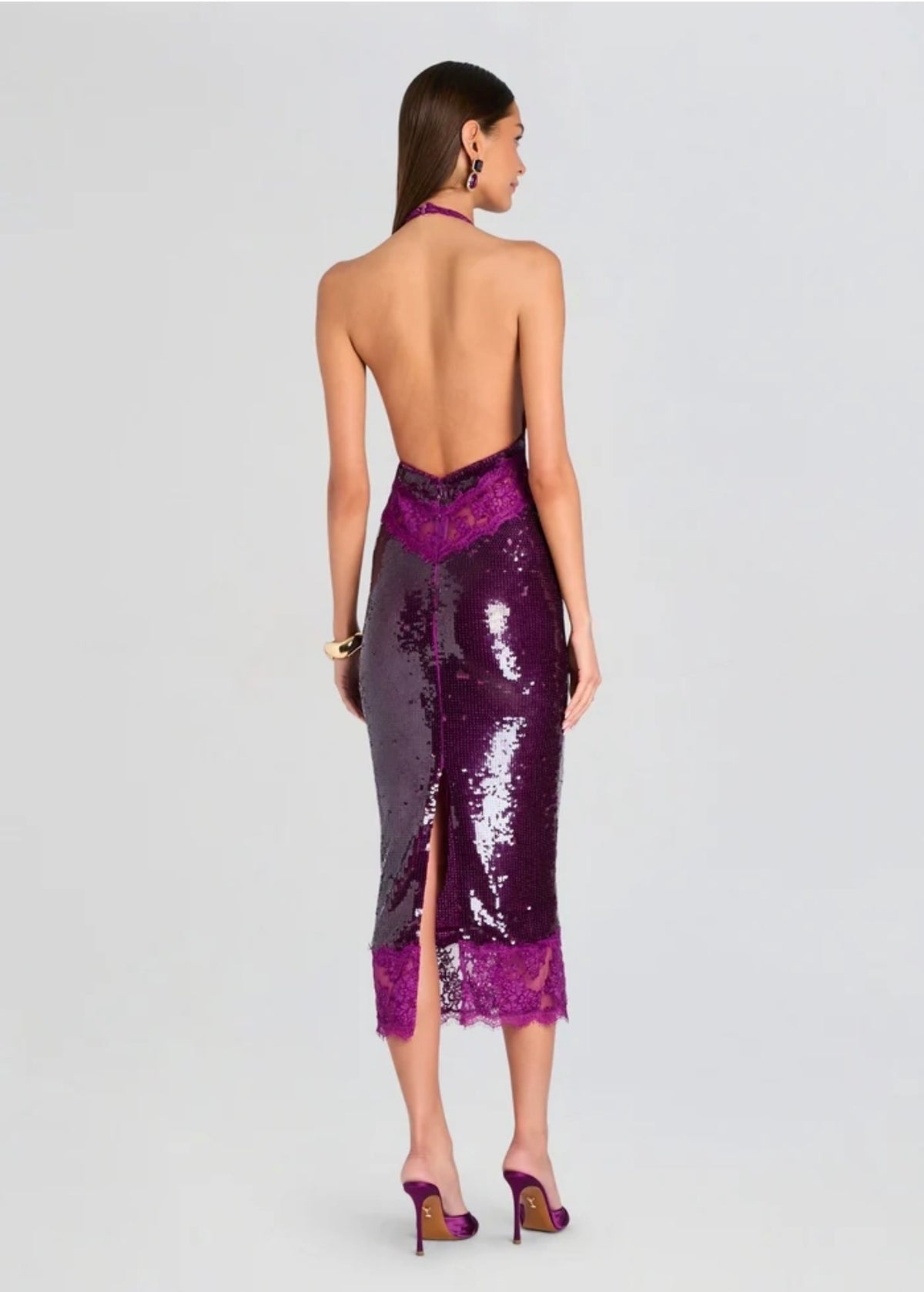 COMING SOON Available for Pre Bookings - RETROFETE - VICKY SEQUIN LACE DRESS  | RRP: $1450