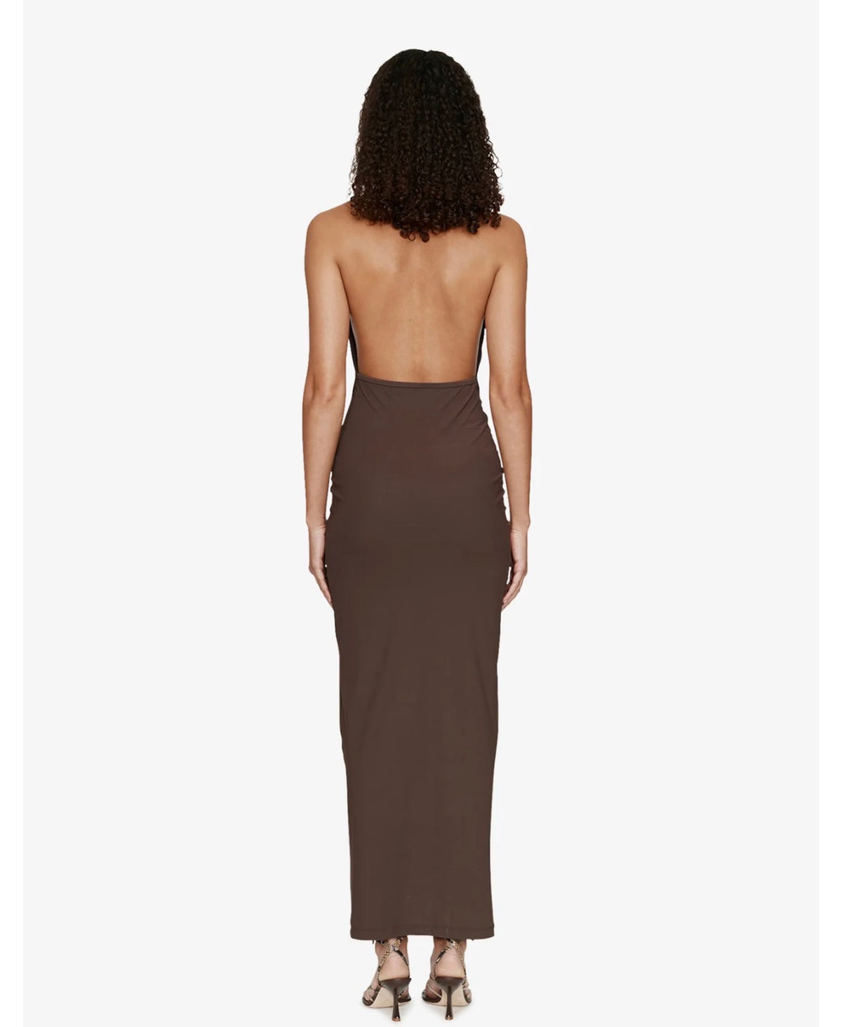 CHRISTOPHER ESBER - EMBELLISHED HALTERNECK MAXI DRESS | RRP: $1295